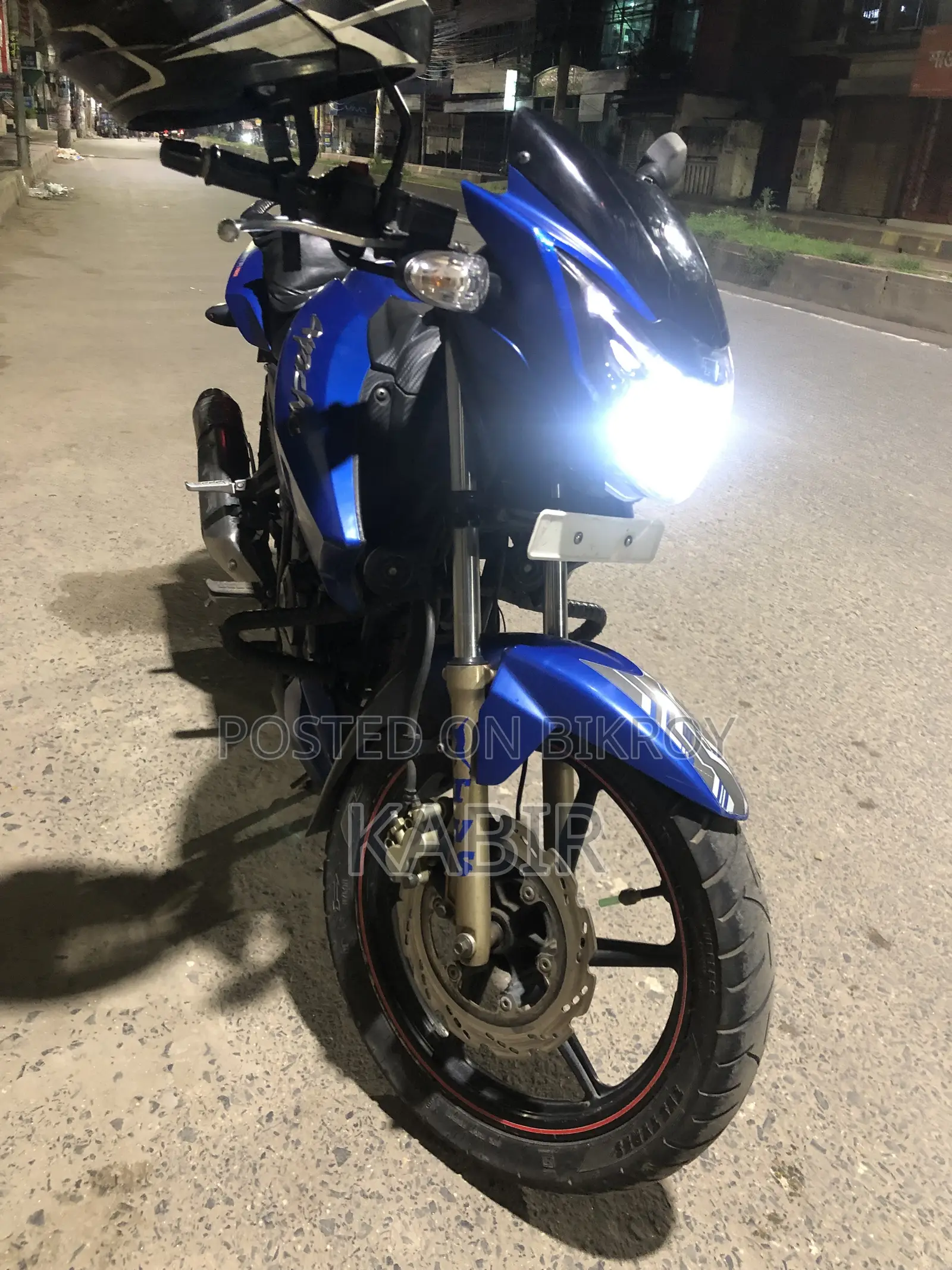 TVS Apache RTR 160 2V 2018 Blue