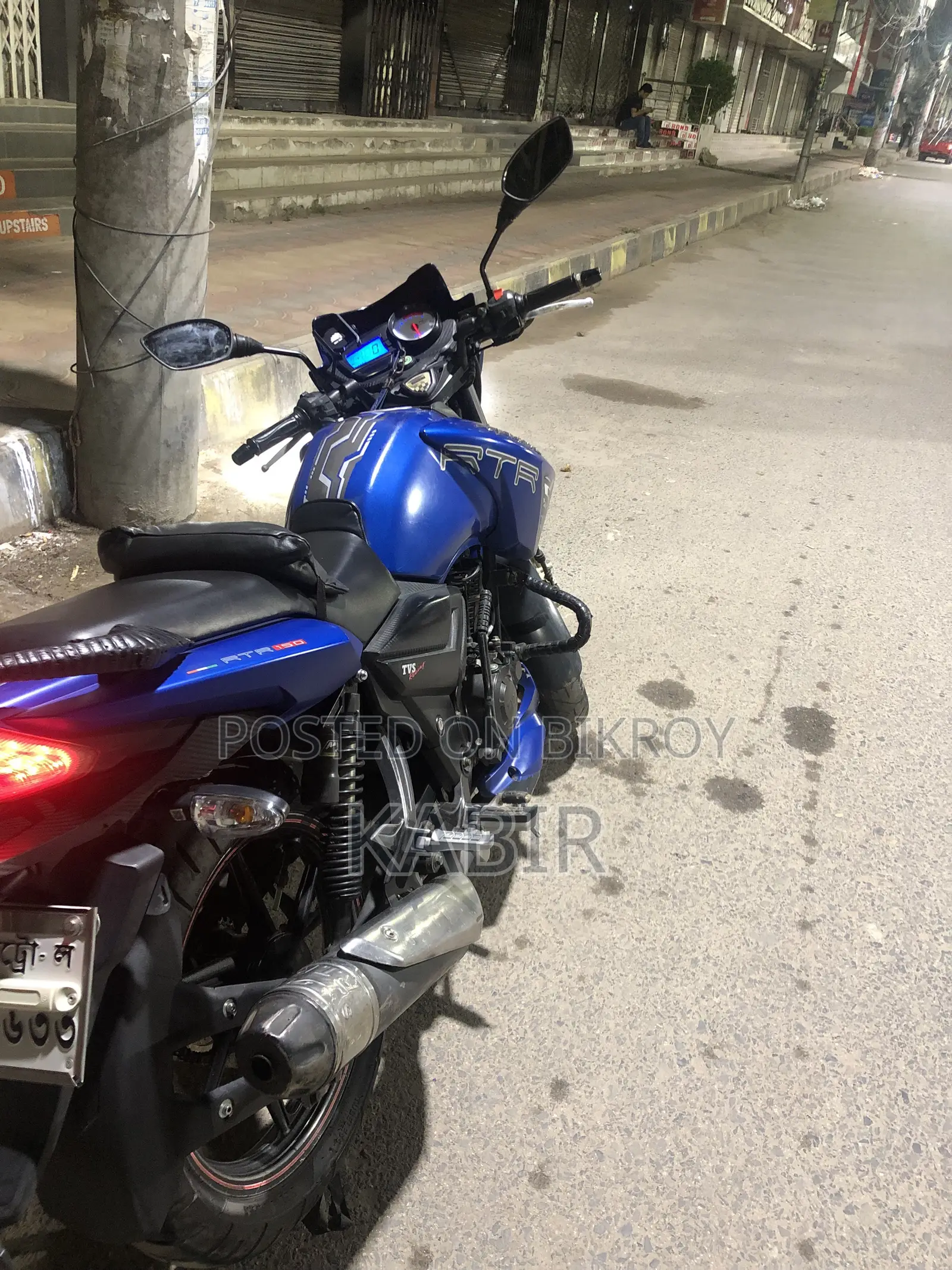 TVS Apache RTR 160 2V 2018 Blue