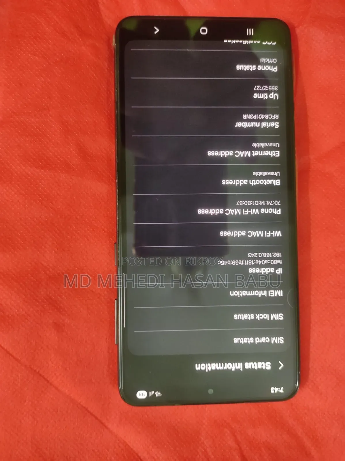 Samsung Galaxy S21 5G 256 GB Black