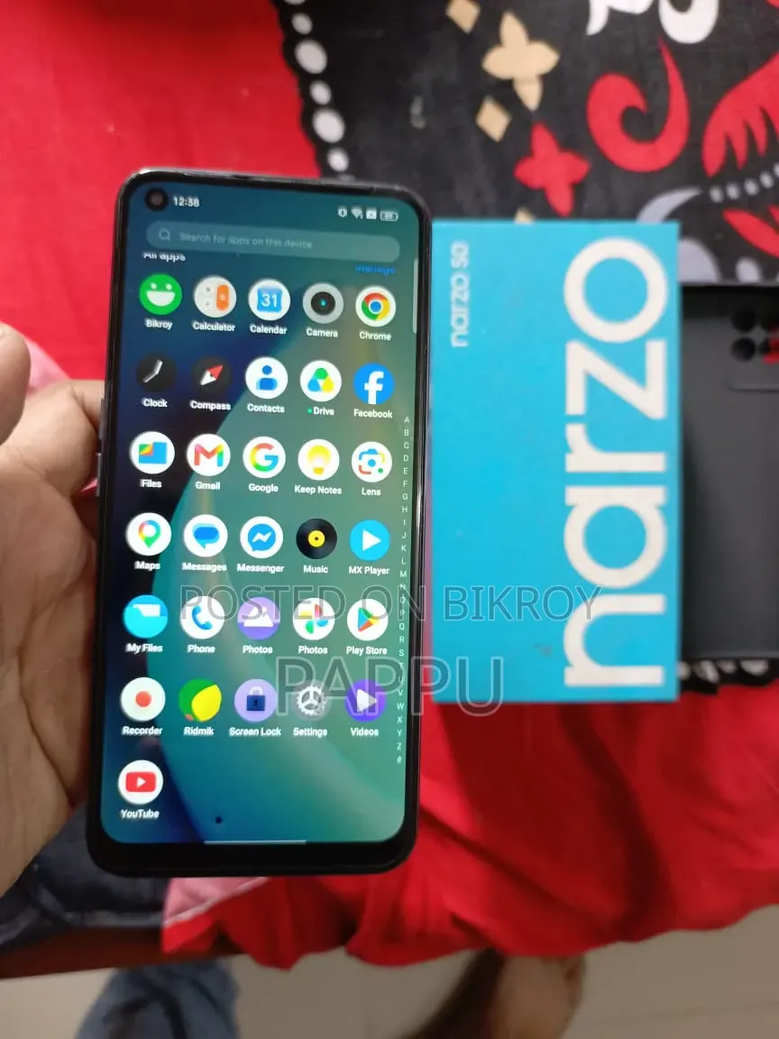 রিয়েলমি নারজো ৫০ ৬৪ জিবি ব্ল্যাক