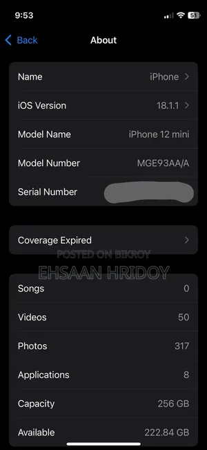 Apple iPhone 12 256 GB Black