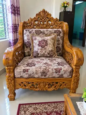 5 Seater Teak Wood Sofa