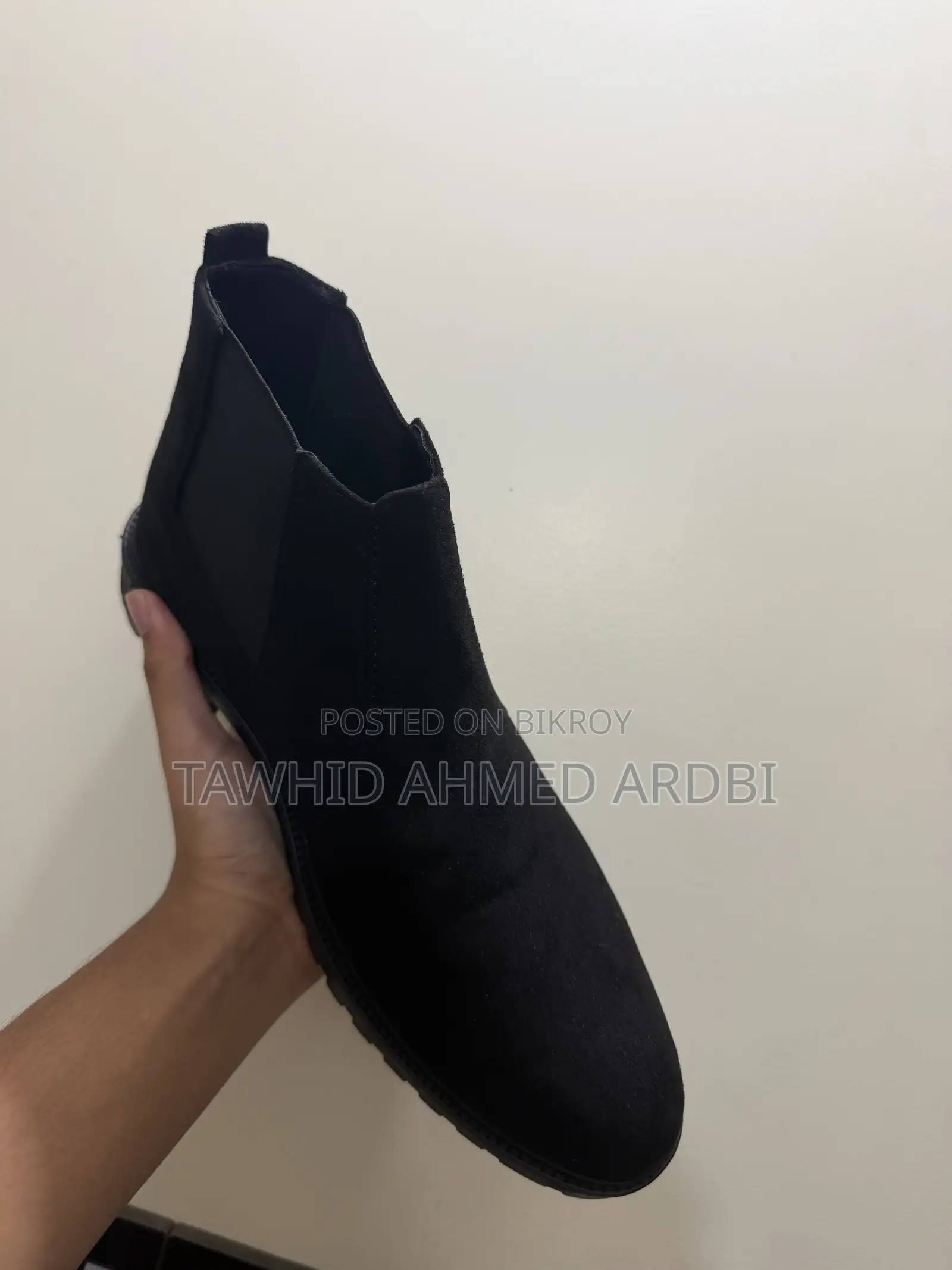 সুইড লেদার চেলসি বুট