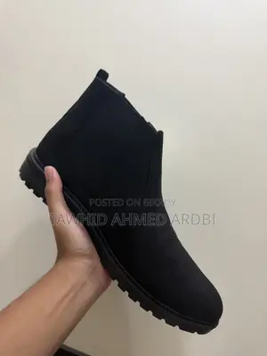 সুইড লেদার চেলসি বুট