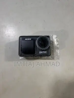 AUSEK 5K Action Camera (AT-S81TR) Full Vlogging Package - Like New!