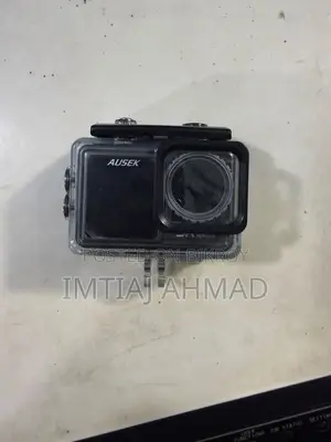 AUSEK 5K Action Camera (AT-S81TR) Full Vlogging Package - Like New!