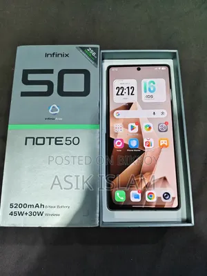 Infinix Note 50 4G 256 GB Gray