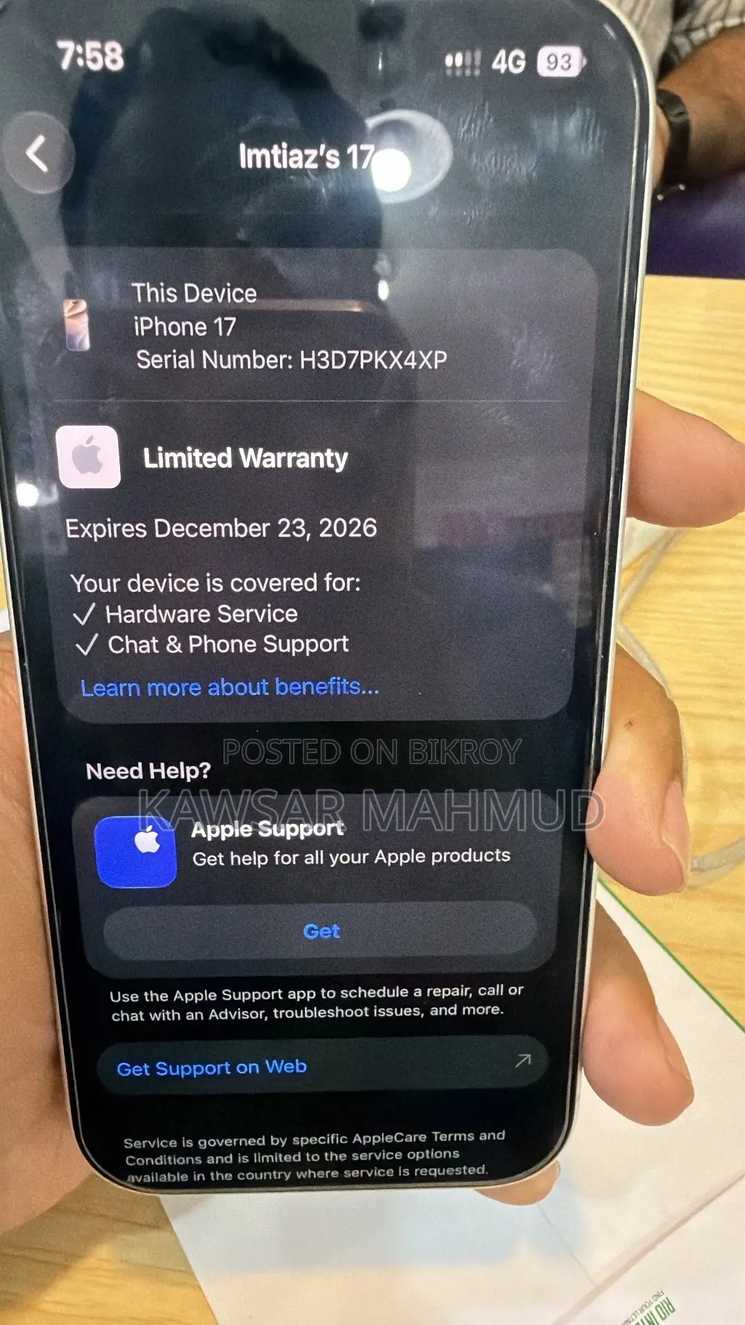 Apple iPhone 17 256 GB White