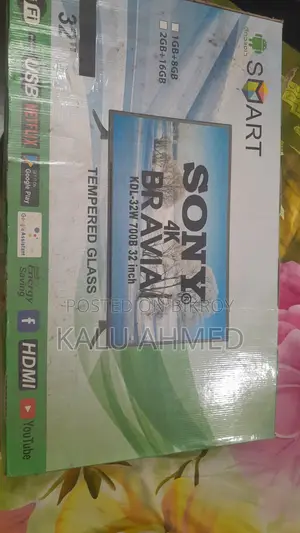 Sony 32 Inch Smart LED TV - Brand New