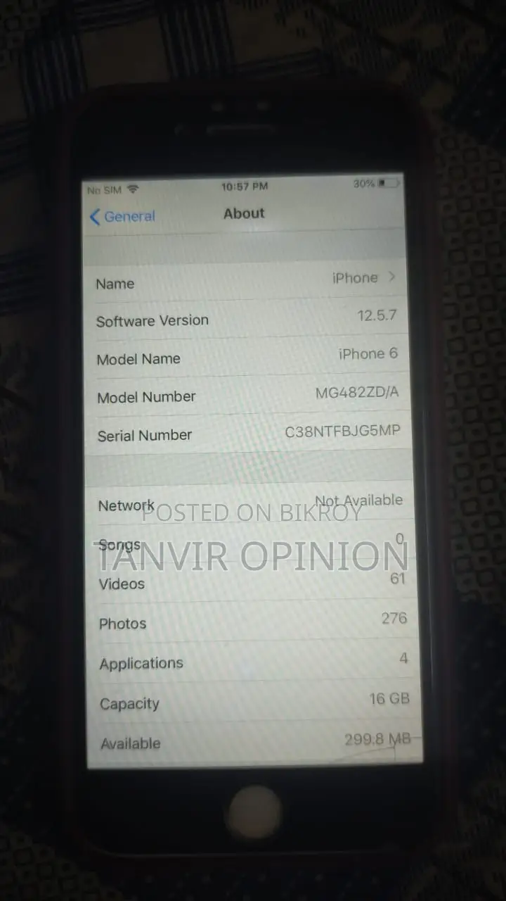 Apple iPhone 6 16 GB Gold