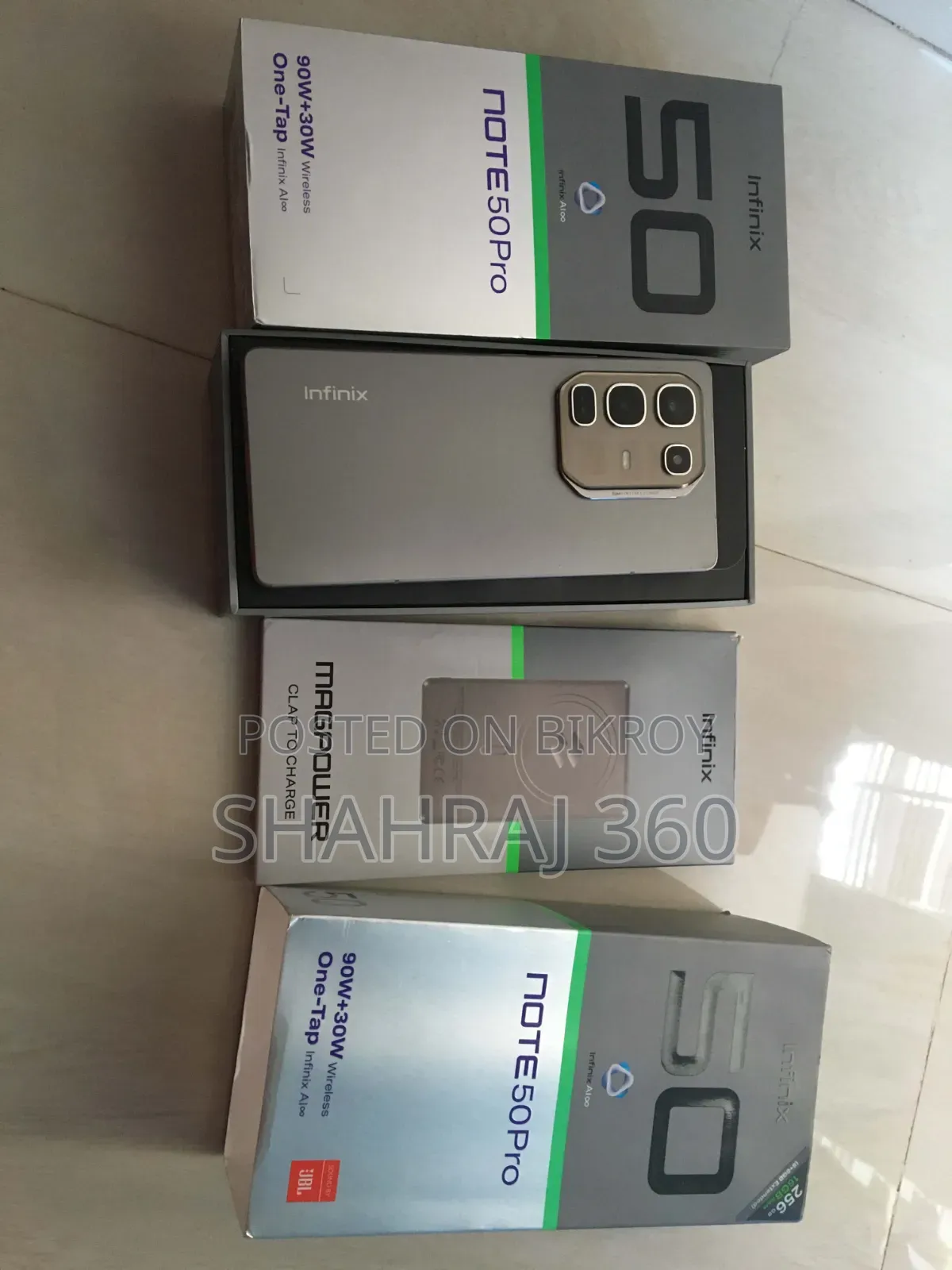 ইনফিনিক্স নোট ৫০ প্রো ২৫৬ জিবি গ্রে