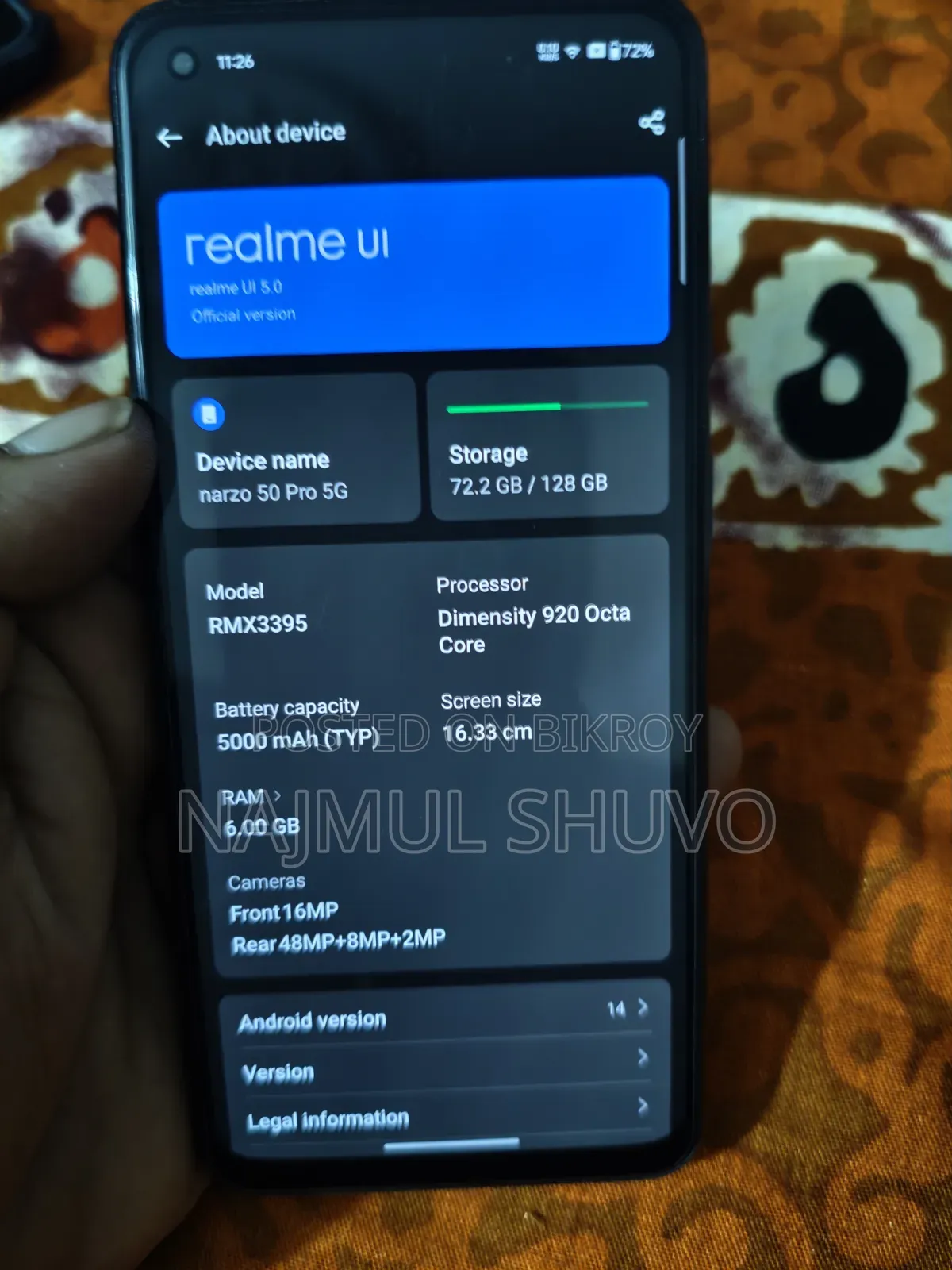Realme Narzo 50 Pro 128 GB Blue