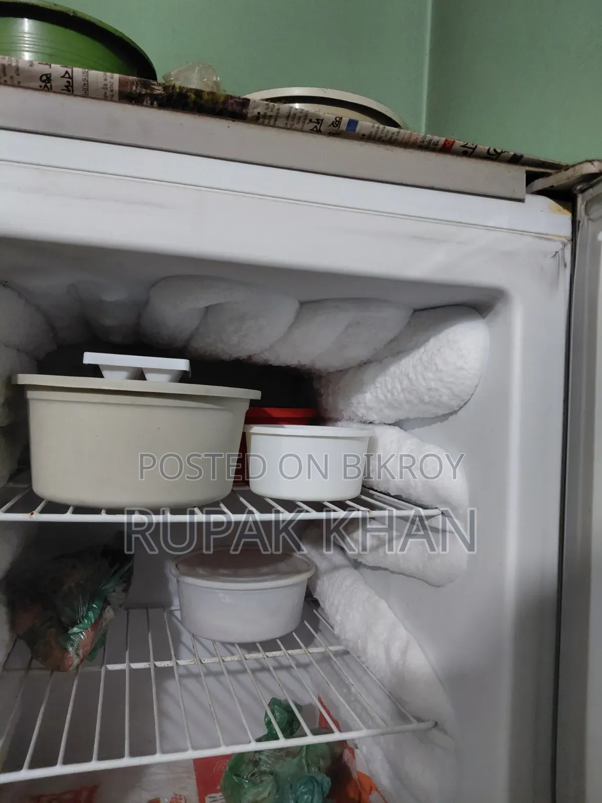 A fridge like new is for sale