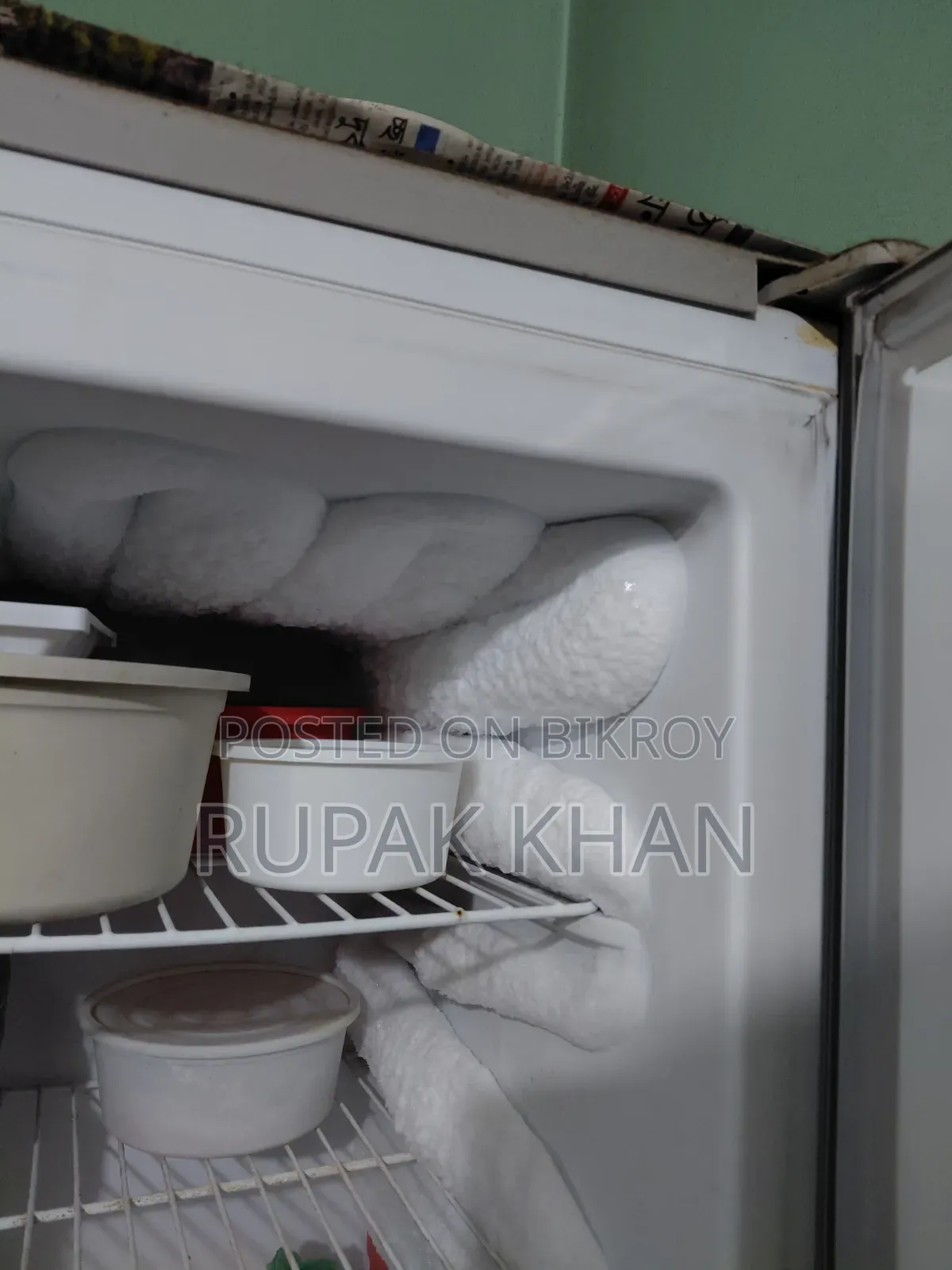 A fridge like new is for sale