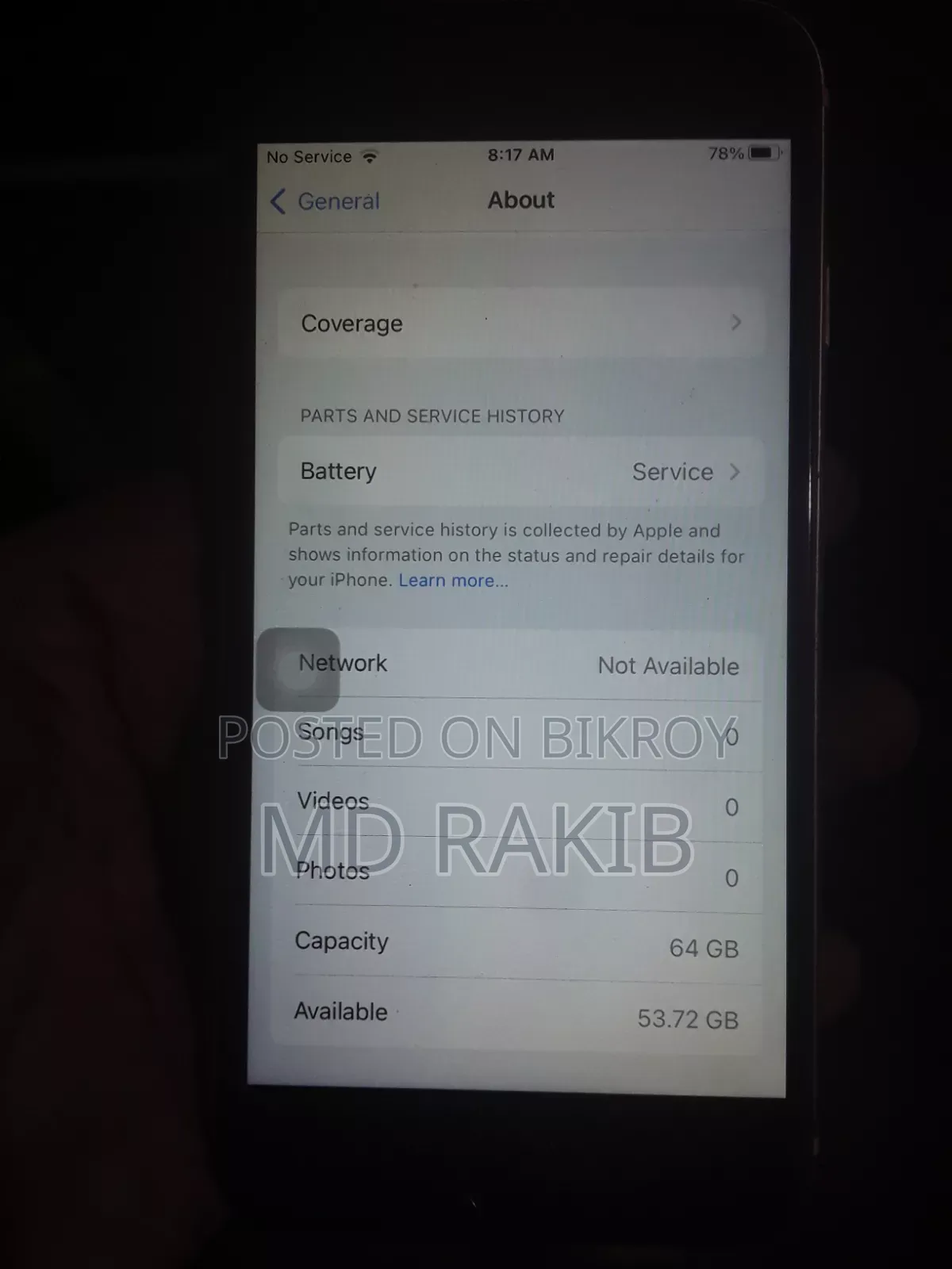 Apple iPhone 8 64 GB Rose Gold
