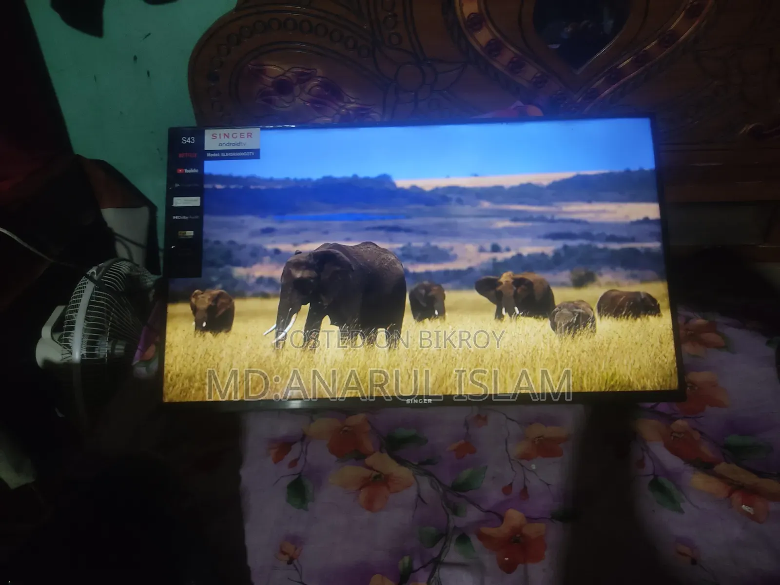 43 Inch Smart Singer LED TV