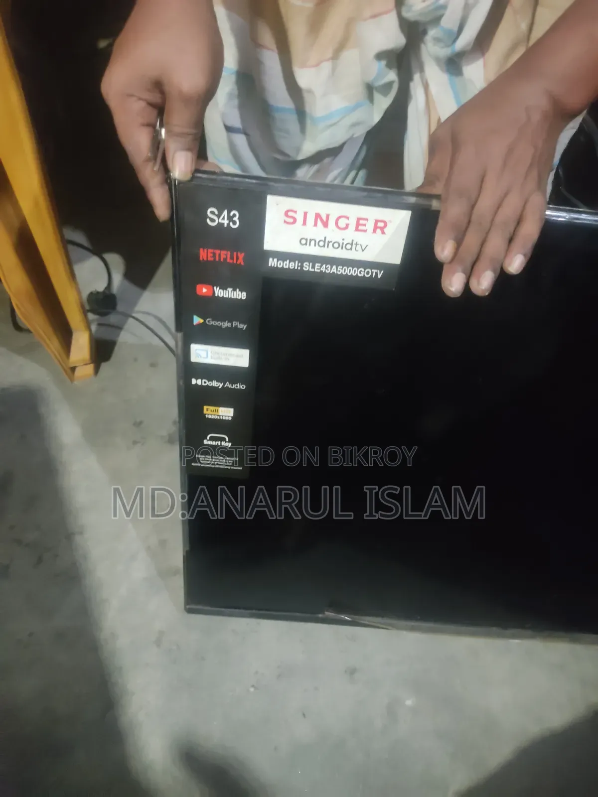 43 Inch Smart Singer LED TV
