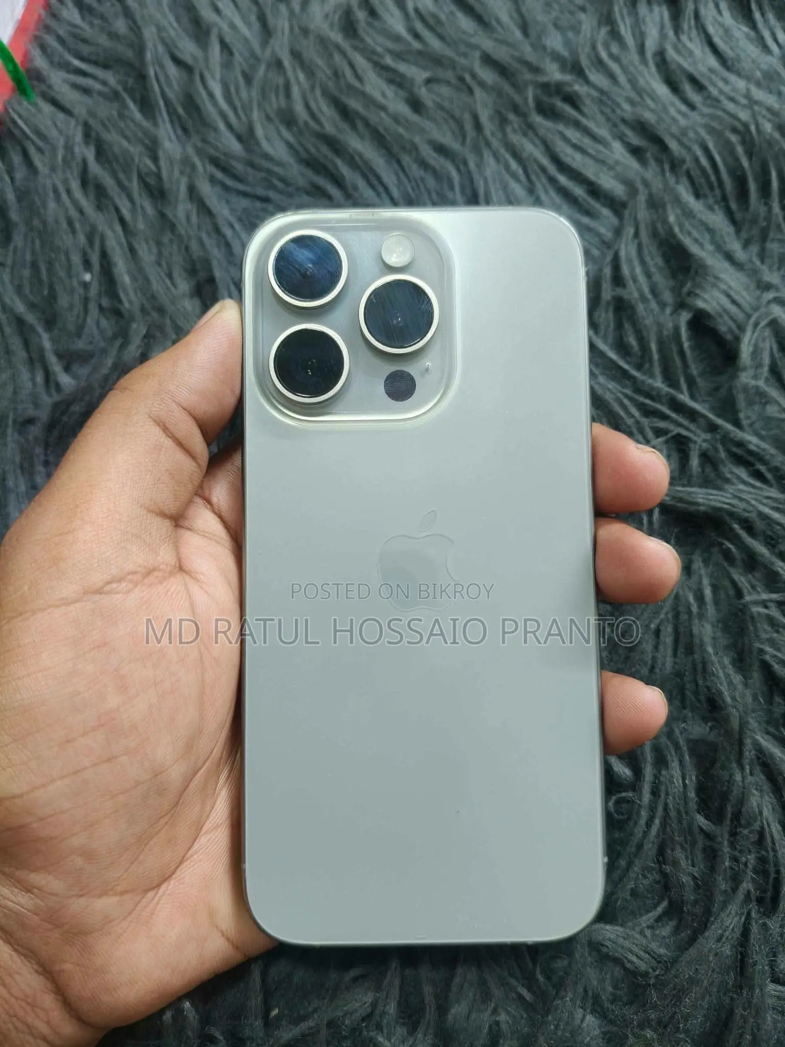 নতুন অ্যাপল আইফোন ১৫ প্রো ৫১২ জিবি হোয়াইট