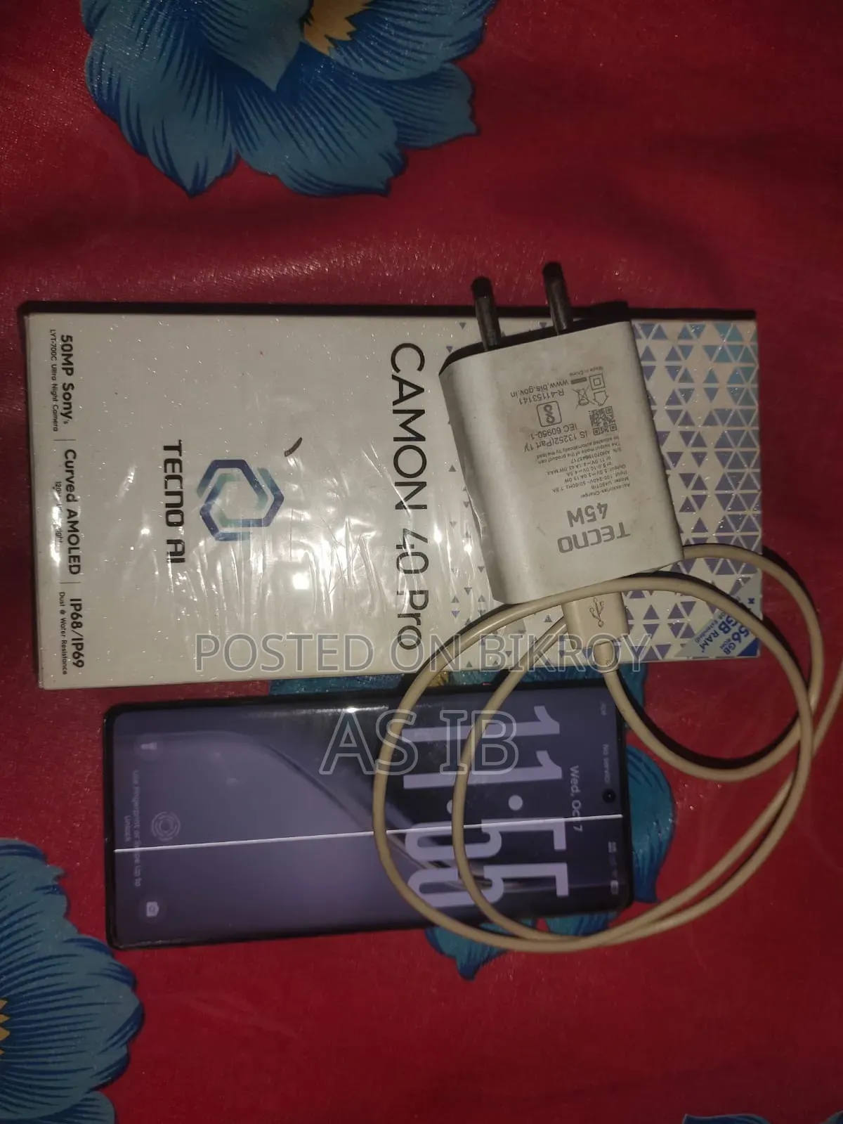 Tecno Camon 40 Pro 4G 256 GB Black