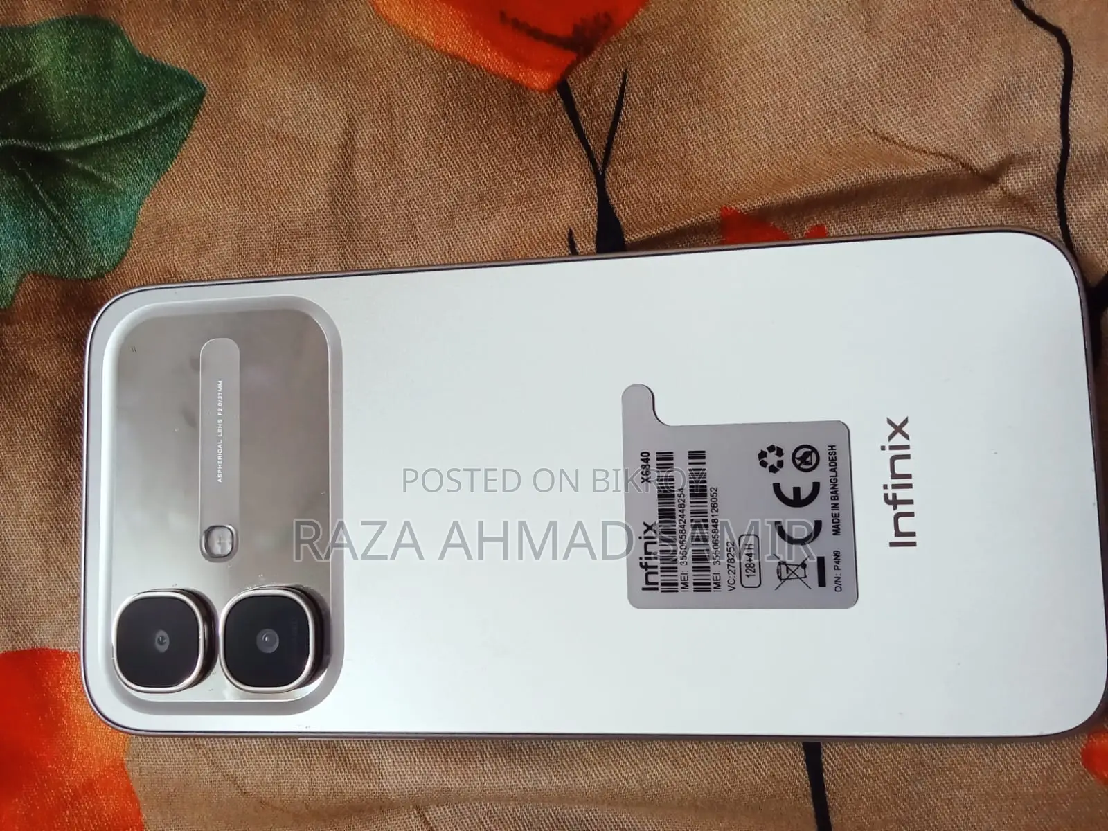 New Infinix Smart 20 128 GB Silver