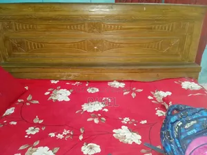 Jessore Teak Wood Bed. 6 Feet by 7 Feet. Semi Double. Half Polished.