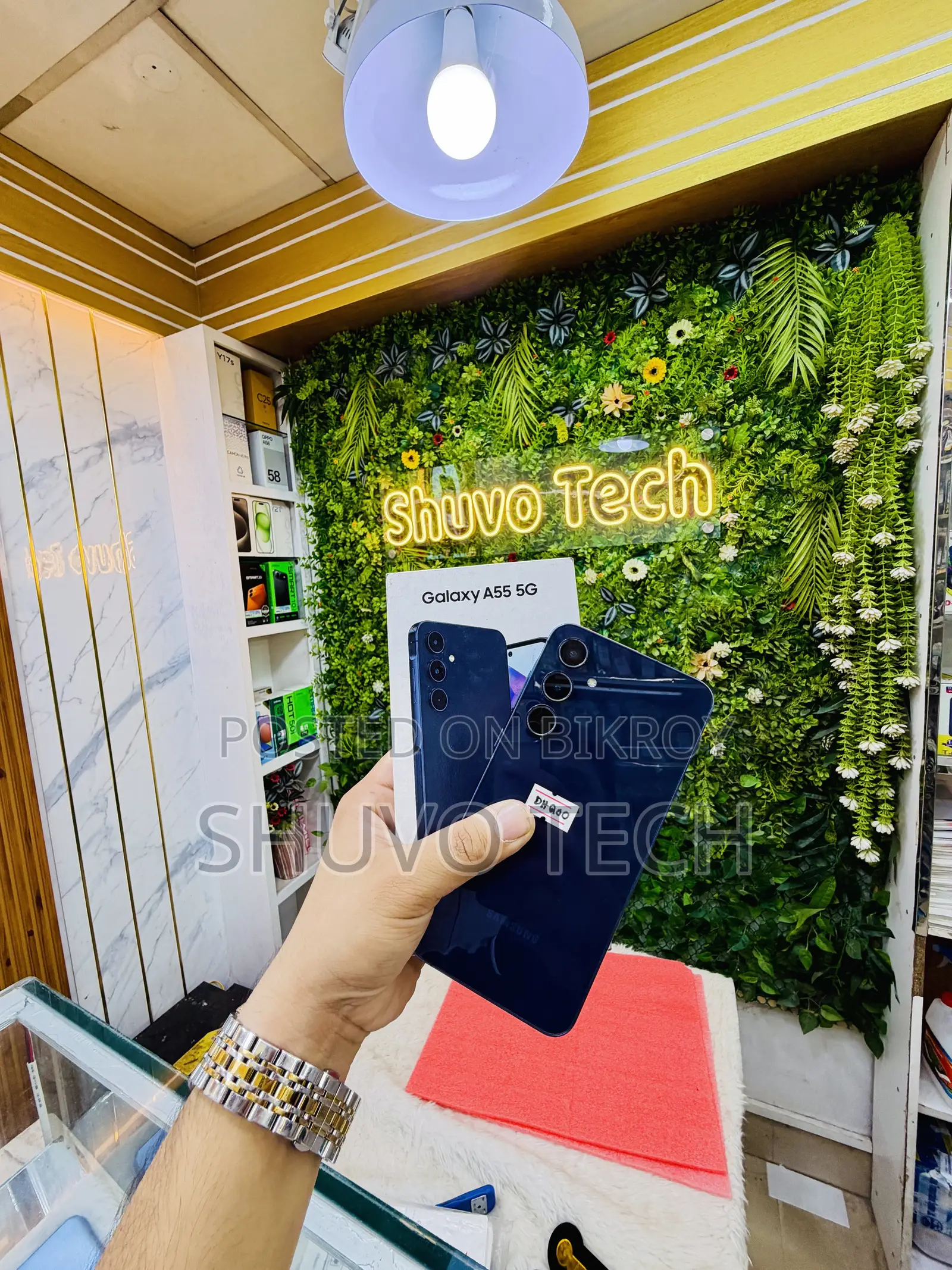 স্যামসাং গ্যালাক্সি এ৫৫ ১২৮ জিবি নীল