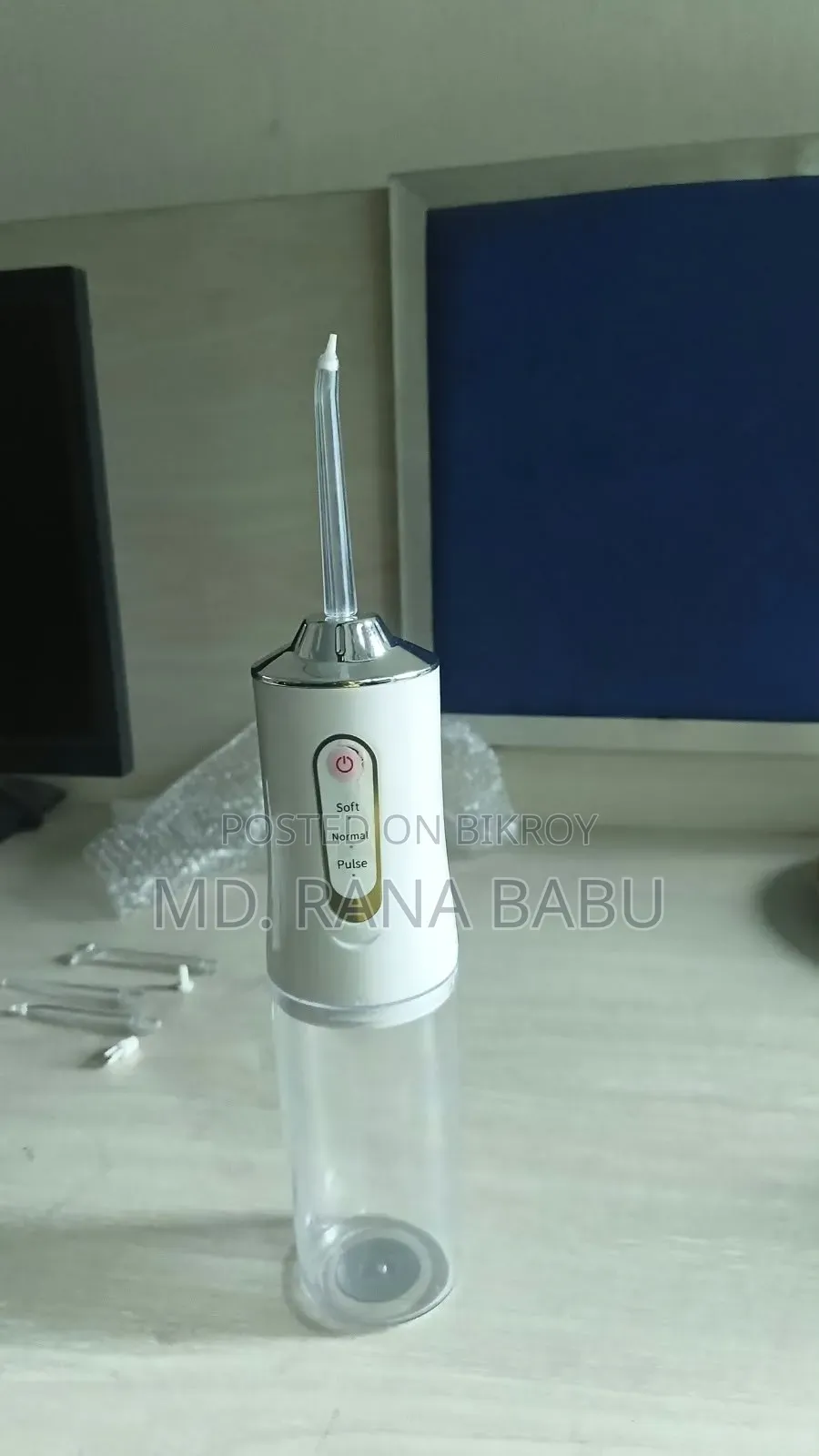 Portable USB Rechargeable Electric Oral Irrigator 220ml Water Capacity