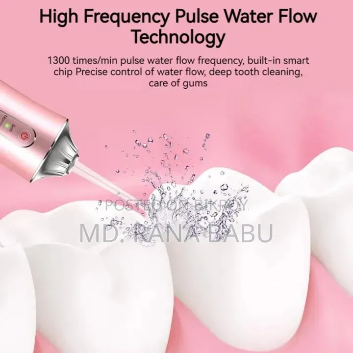 Portable USB Rechargeable Electric Oral Irrigator 220ml Water Capacity