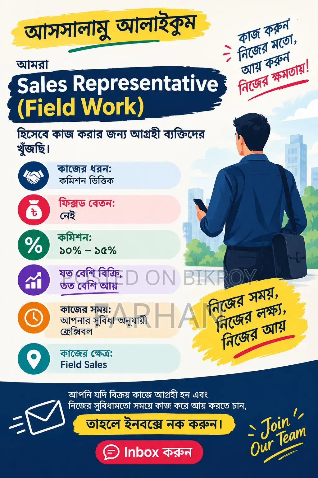 মার্কেটিং অ্যান্ড সেলস জব