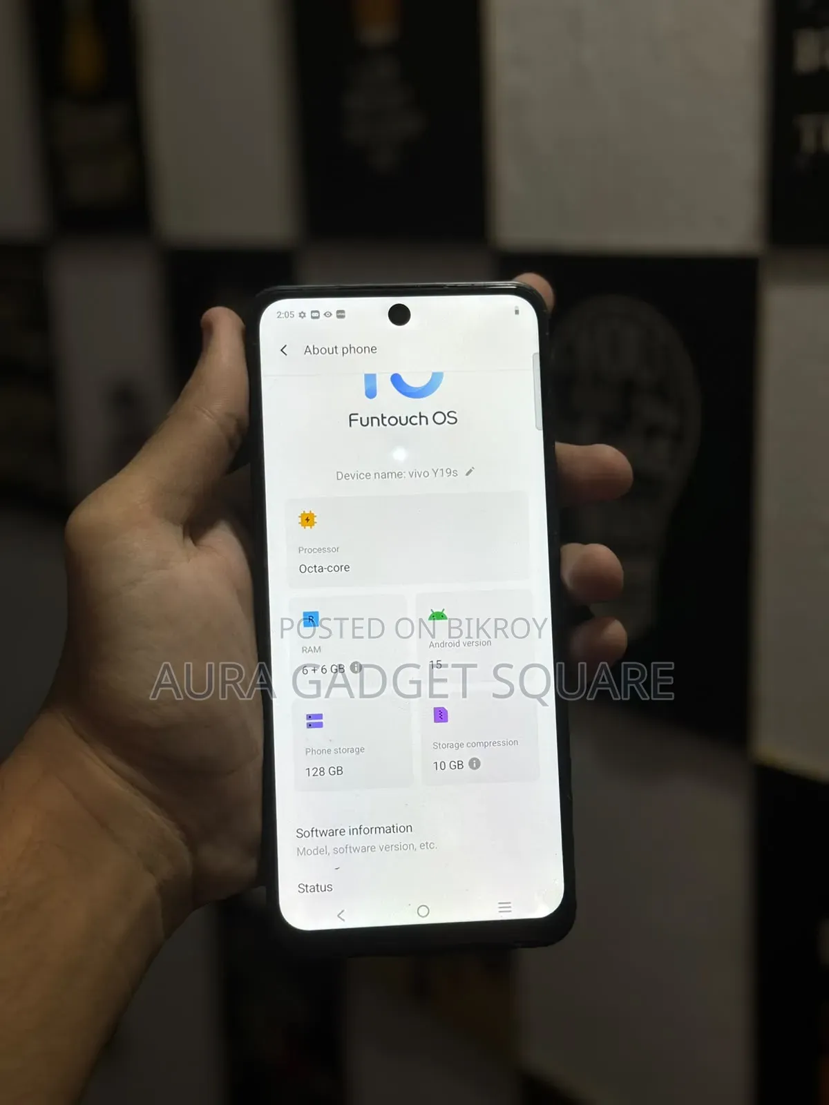 Vivo Y19s 128 GB Blue