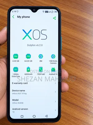 ইনফিনিক্স ৬৪ জিবি নীল