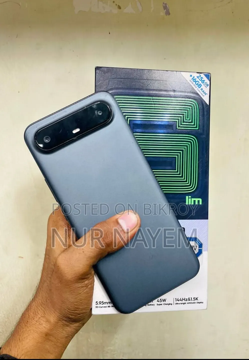 টেকনো পোভা স্লিম ৫জি ২৫৬ জিবি গ্রে