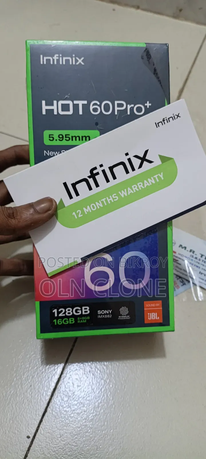ইনফিনিক্স হট ৬০ প্রো+ ১২৮ জিবি গ্রে