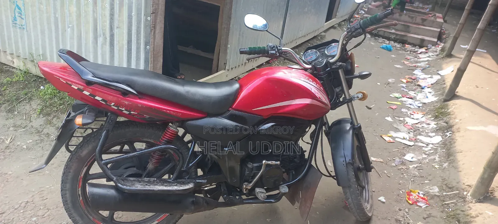 Jinan Qingqi GS125R QS125-2 2015 Red