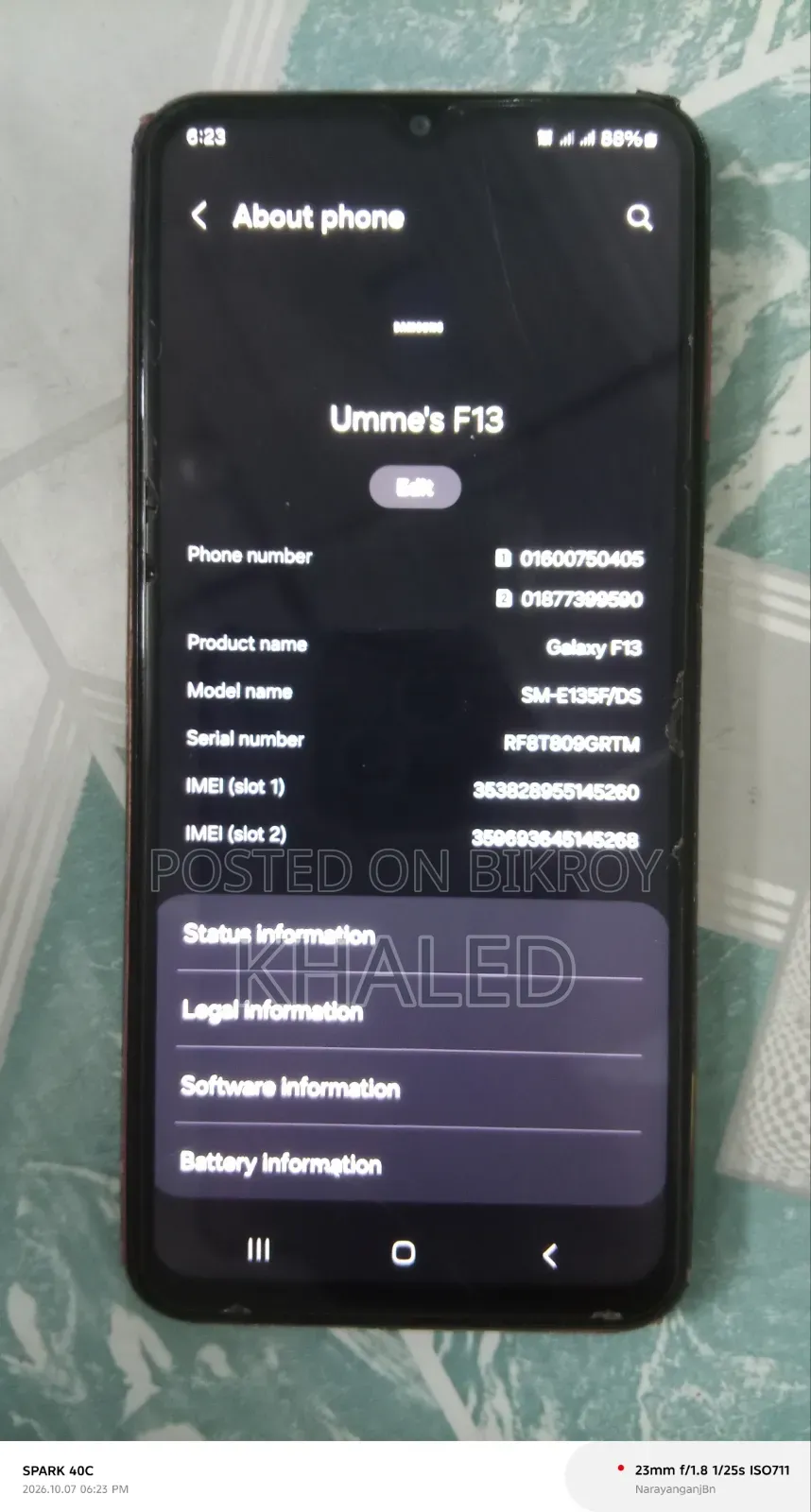 Samsung Galaxy F13 64 GB Pink