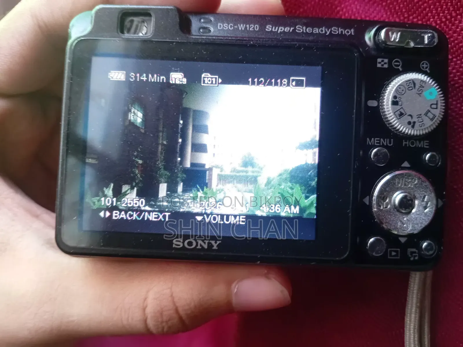 Sony W120 Cybershot Camera