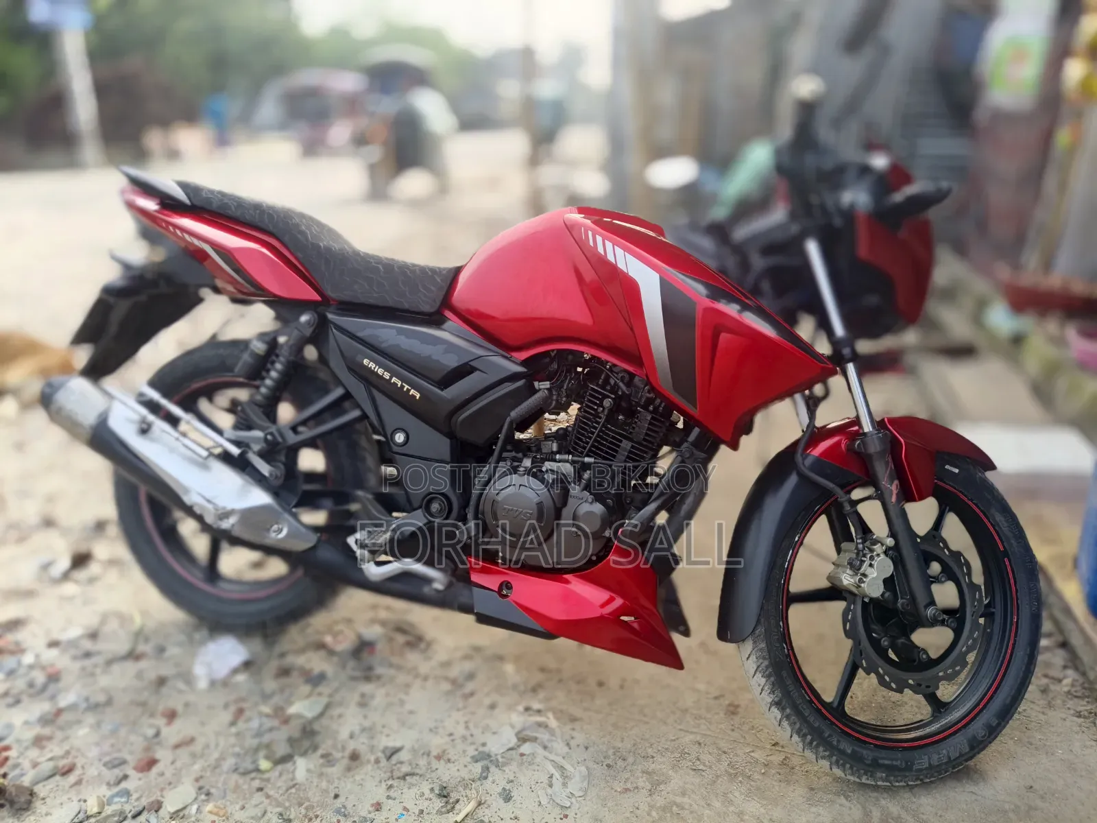 নতুন টিভিএস আপাচে আরটিআর ১৬০ ২ভি ২০১৭ লাল