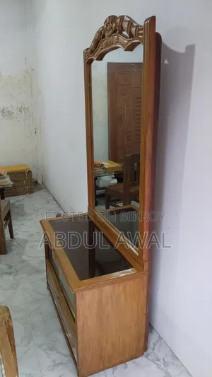 সারি চিটাগাং সেগুন কাঠের (৩×৬ ফিট) ড্রেসিং টেবিল