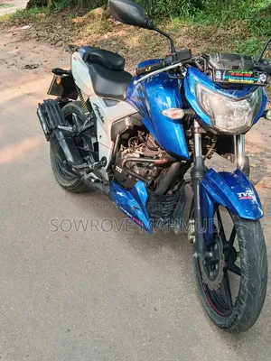 New TVS Apache RTR 160 4V 2020 Blue