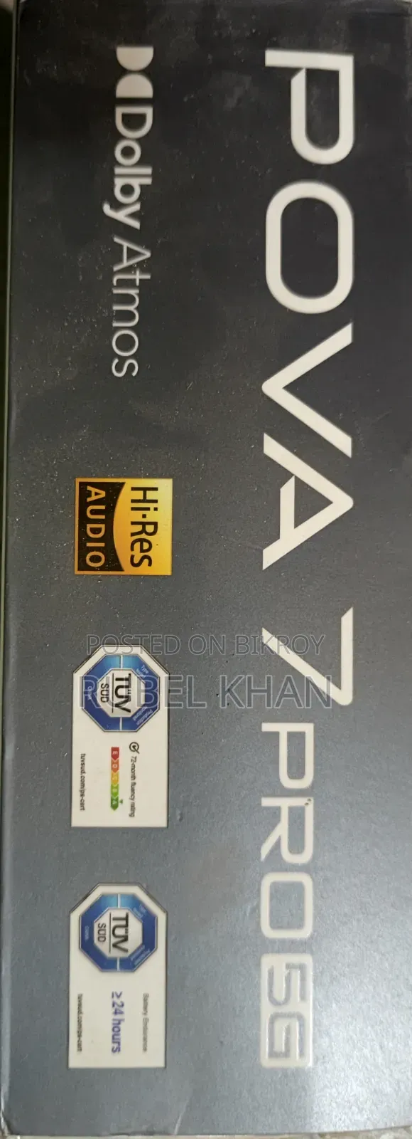 New Tecno Pova 7 Pro 5G 256 GB Black