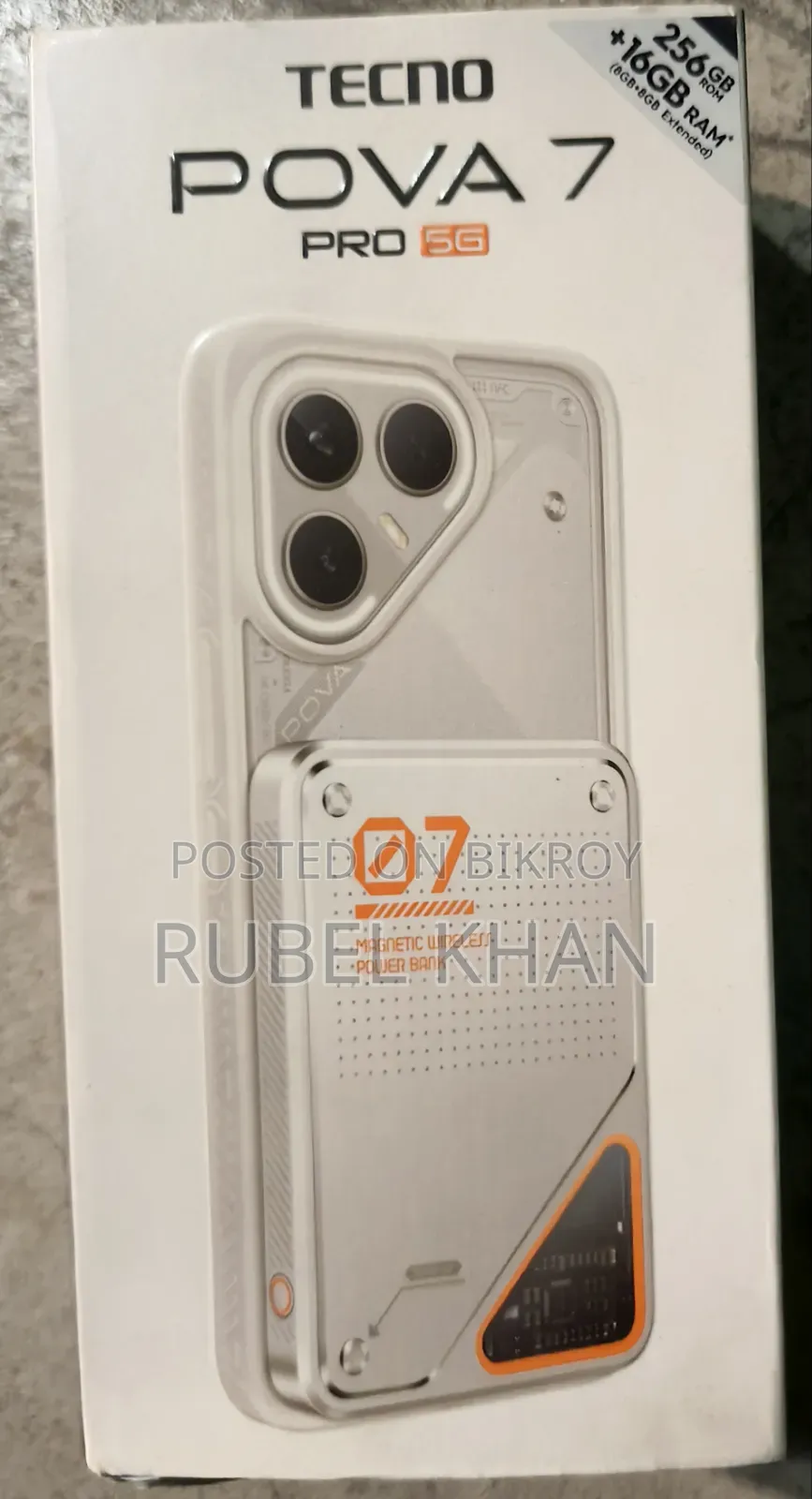 New Tecno Pova 7 Pro 5G 256 GB Black