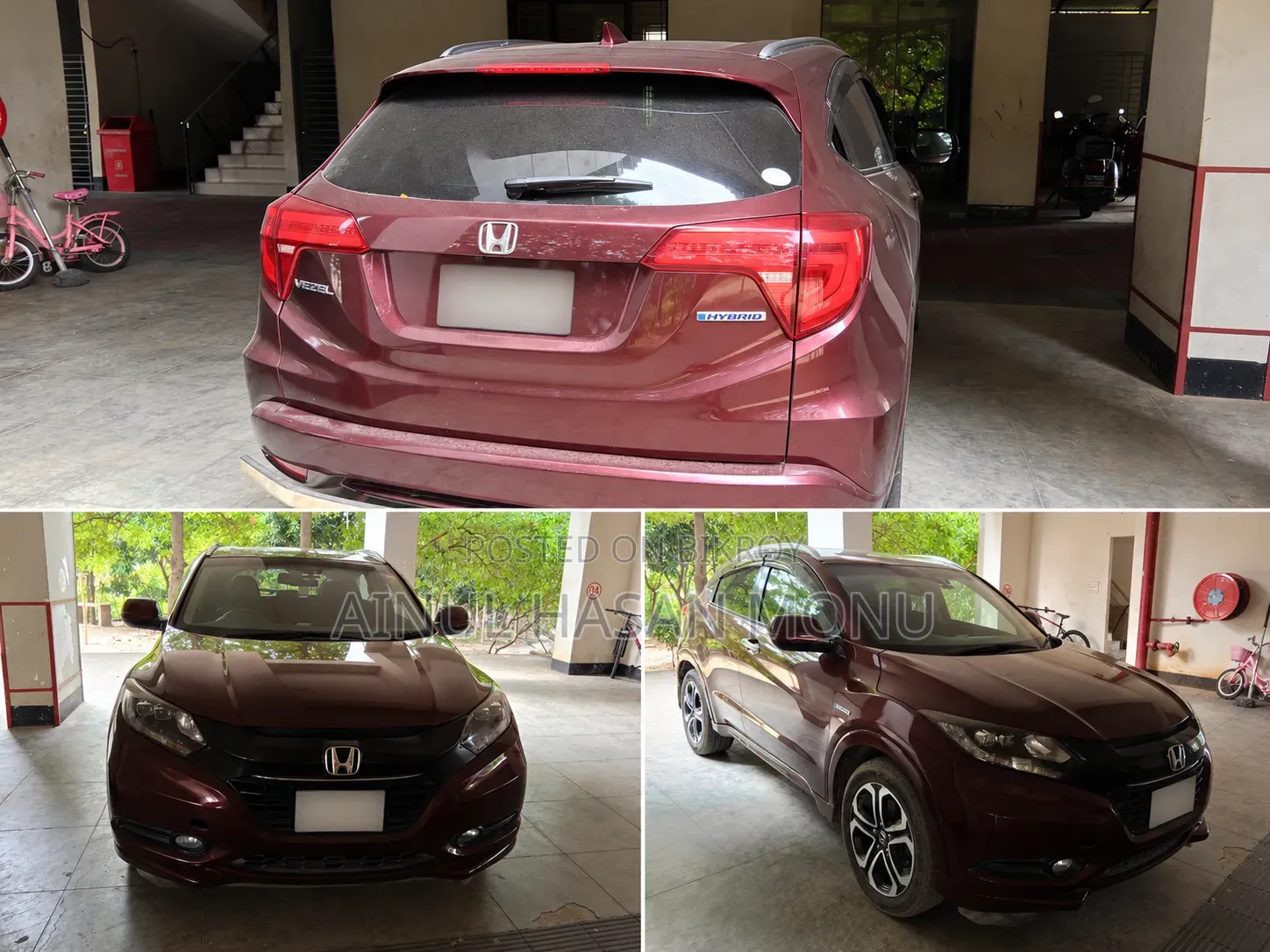 Honda Vezel 1.5 2WD 2015 Maroon