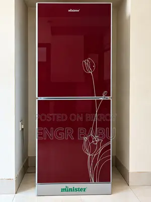 Minister 350L Double Door Refrigerator, Fridge, Freez, Freezer, ফ্রিজ।
