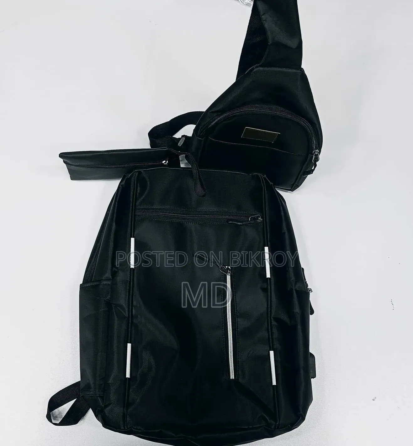 3 Pics Bag Combo Pack (Black) 7084
