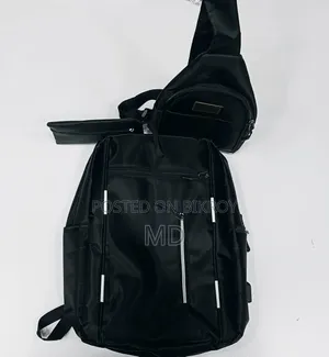 3 Pics Bag Combo Pack (Black) 7084