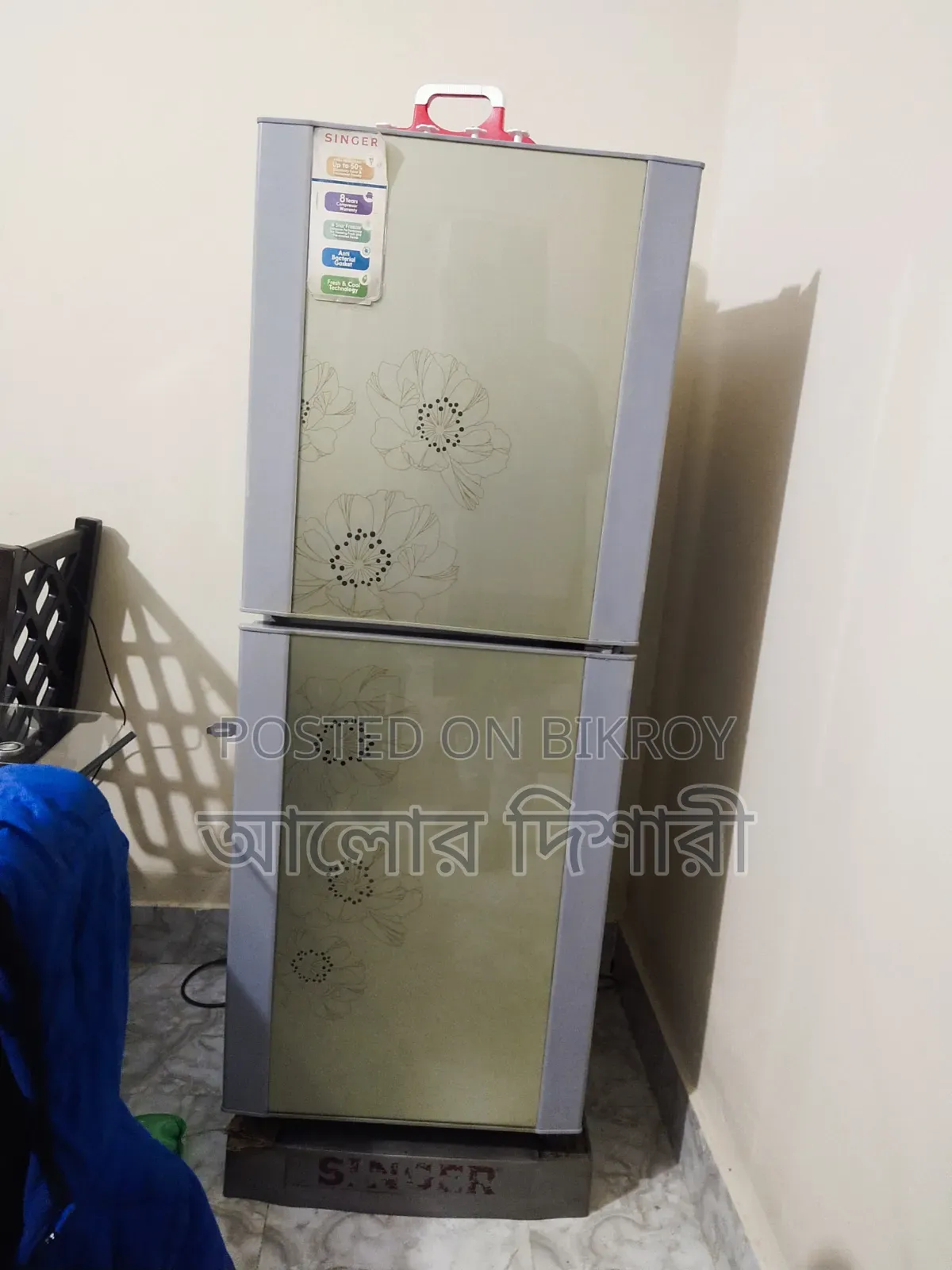 সিঙ্গার-জি-বিসিডি-১৯২ -১২ সিএফটি রানিং ফ্রিজ মূল্য আলোচনা সাপেক্ষ