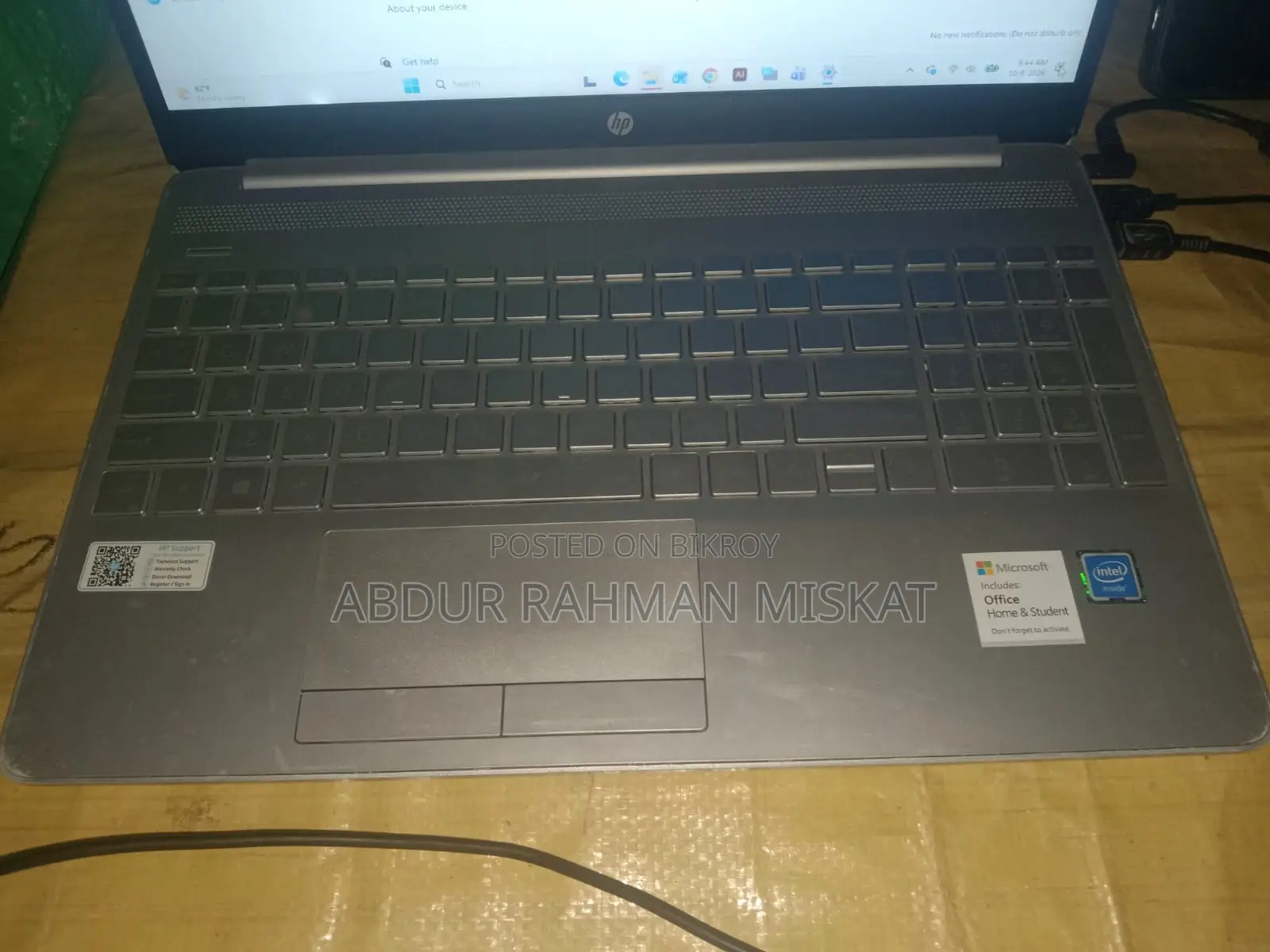 Laptop HP 15-dw0037wm 4GB Intel Celeron SSD 256GB