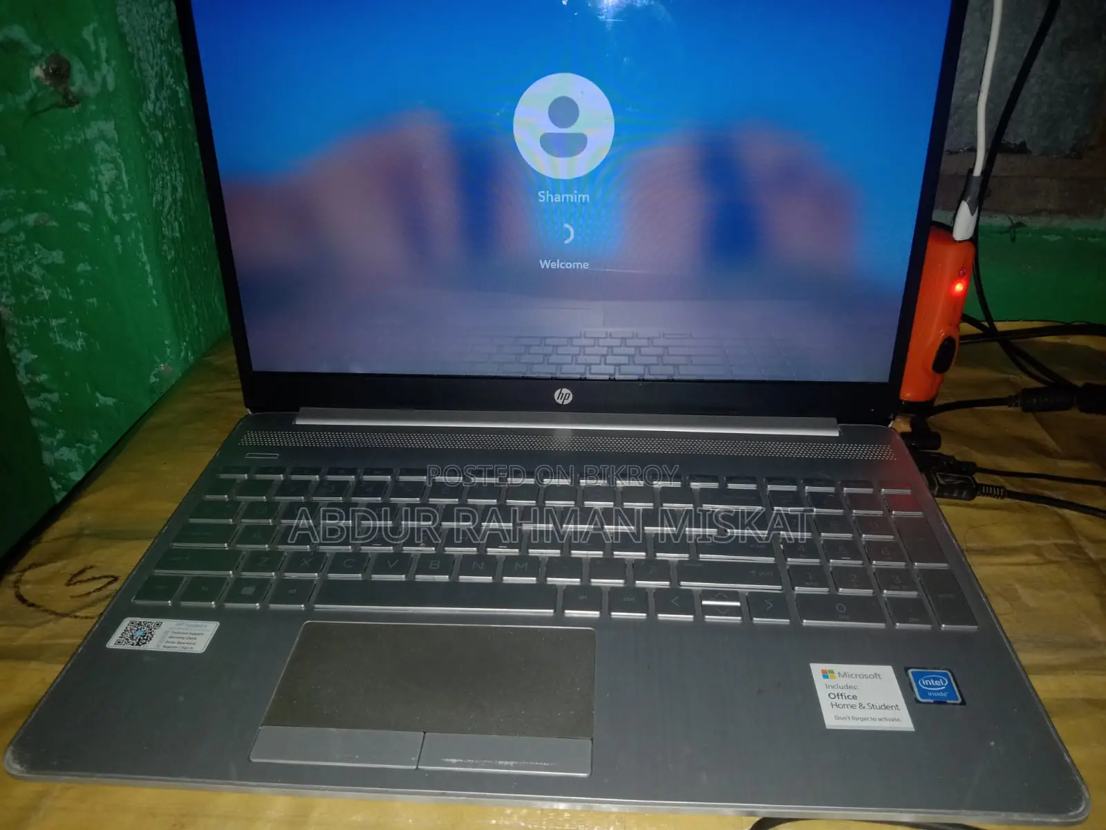 Laptop HP 15-dw0037wm 4GB Intel Celeron SSD 256GB
