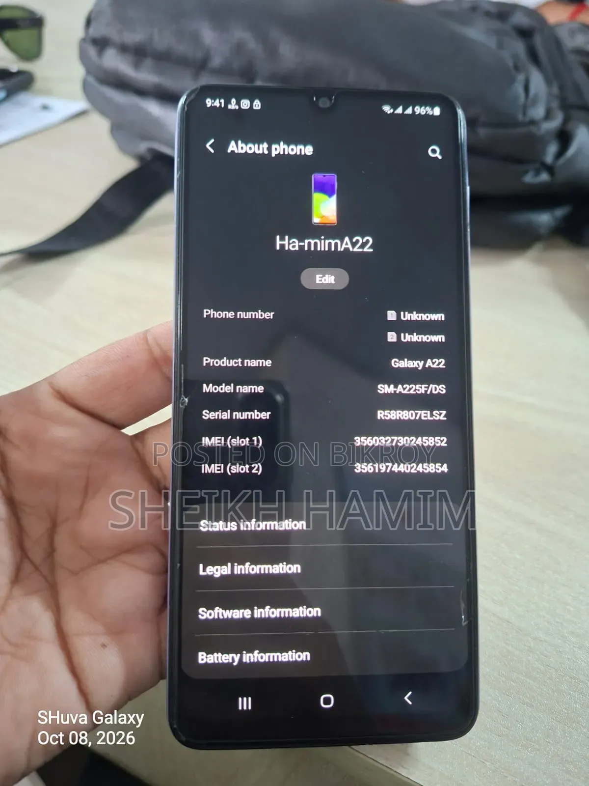 Samsung Galaxy A22 5G 128 GB Blue