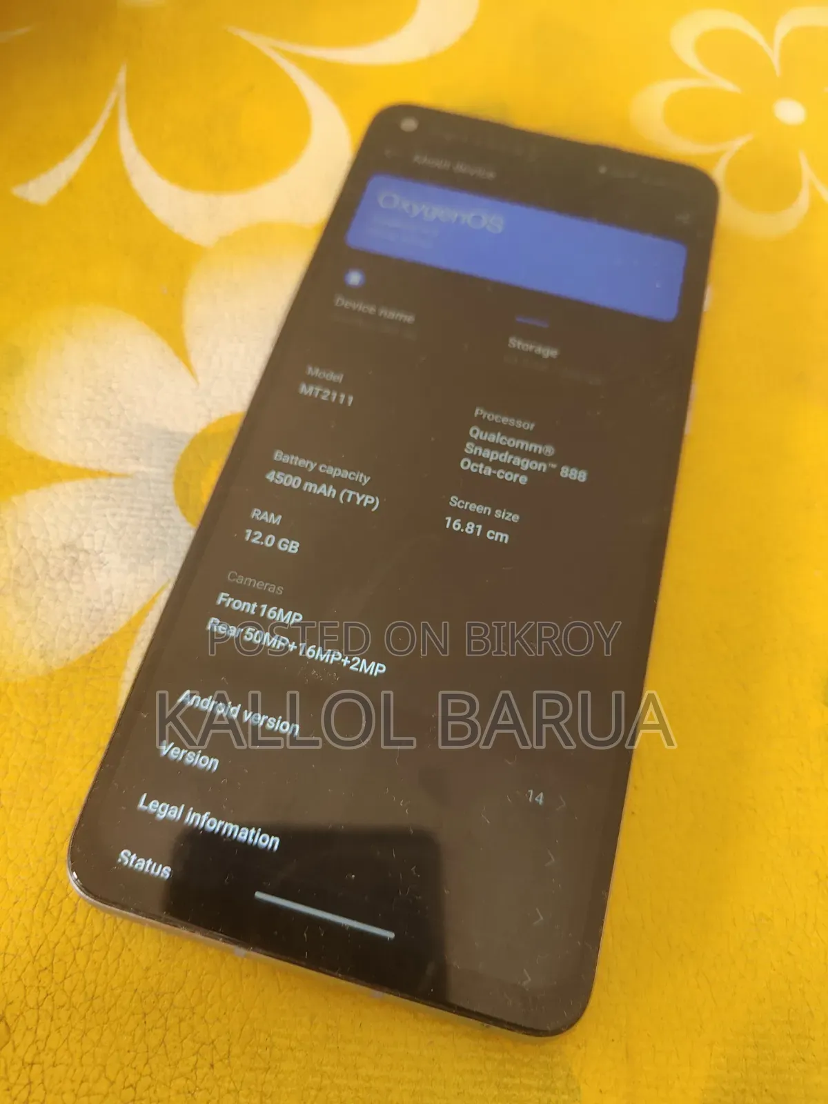 OnePlus 9RT 5G 256 GB Silver